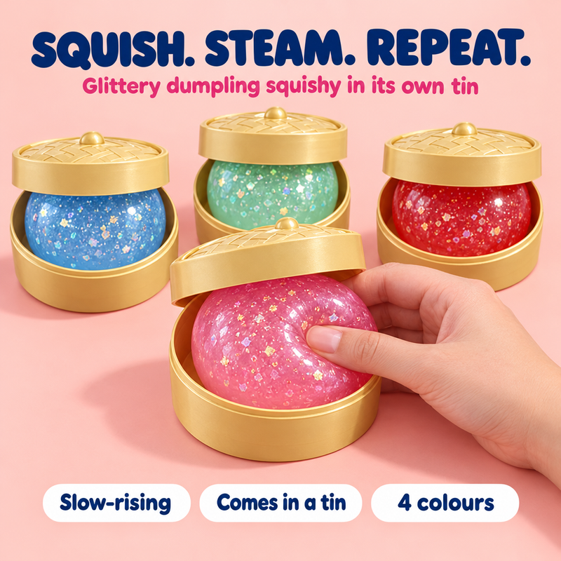 Glitter Dumpling Squishy