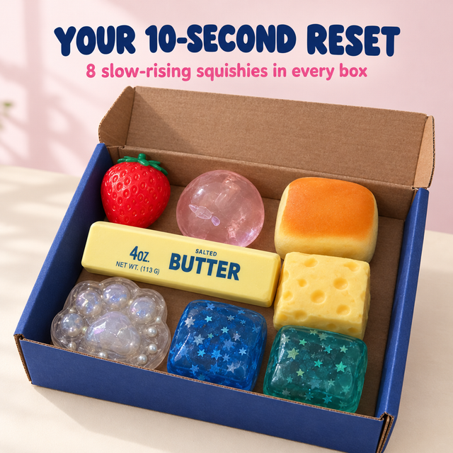 The Squish Box – 8 Squishies in 1 Box