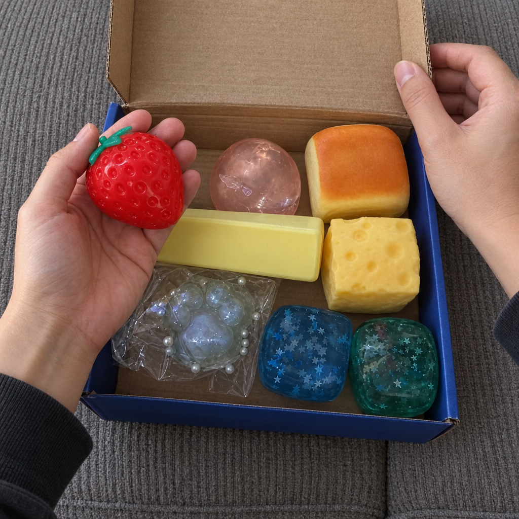 The Squish Box – 8 Squishies in 1 Box